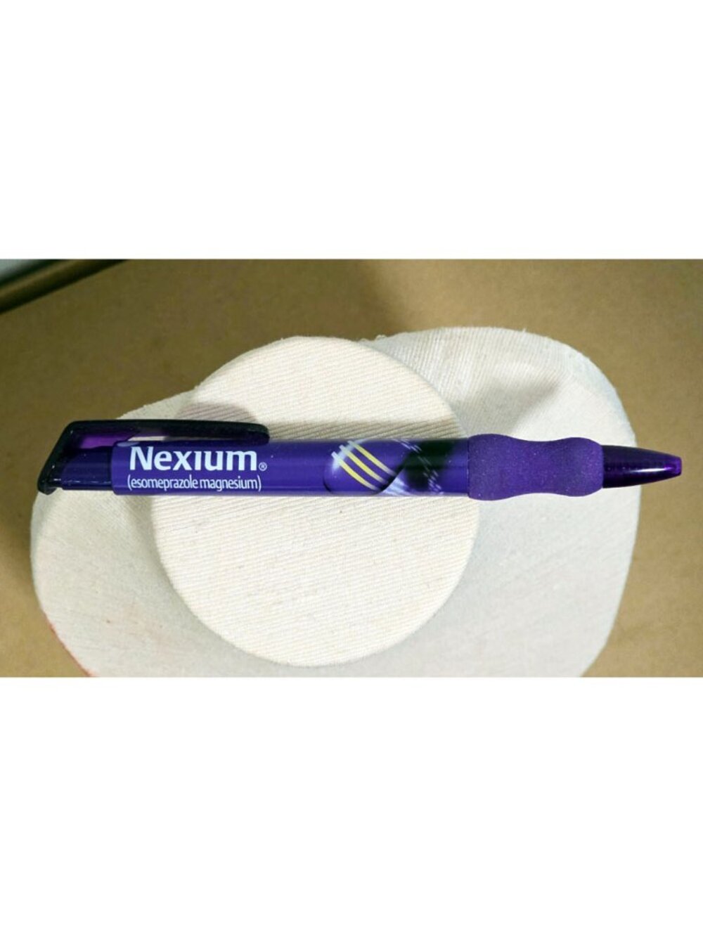 NEXIUM Pharmaceutical Advertising Pen Purple Drug Rep Promo Writes! Pre-2010